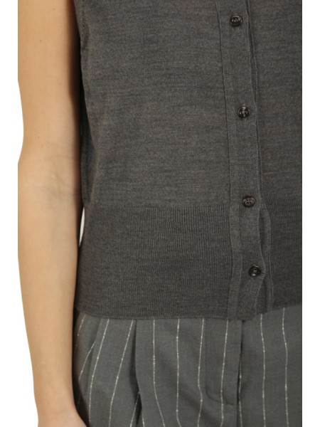 Lucienne Anthracite SEMICOUTURE Vest