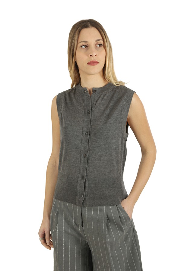 Lucienne Anthracite SEMICOUTURE Vest