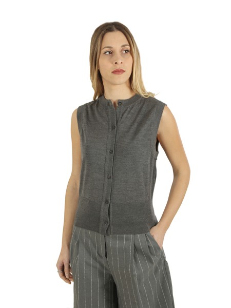 Lucienne Anthracite SEMICOUTURE Vest