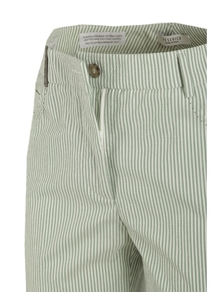 Trousers PESERICO Lagoon Green