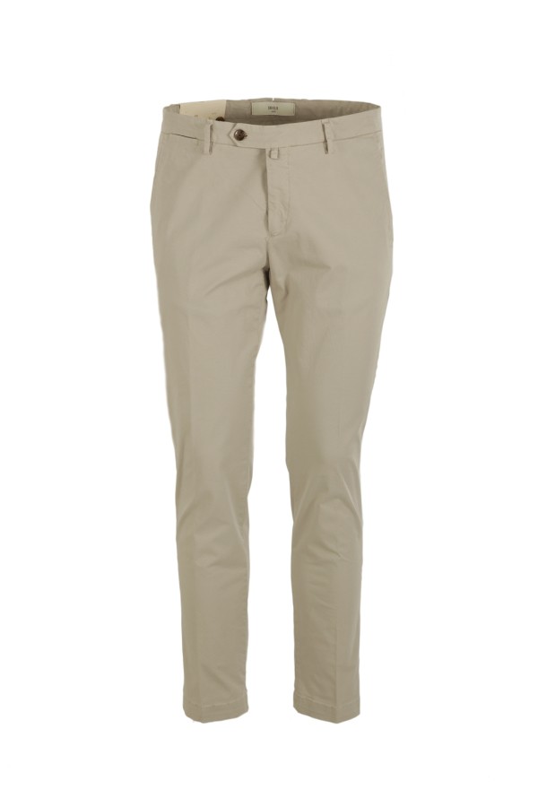 Briglia trousers in beige gabardine