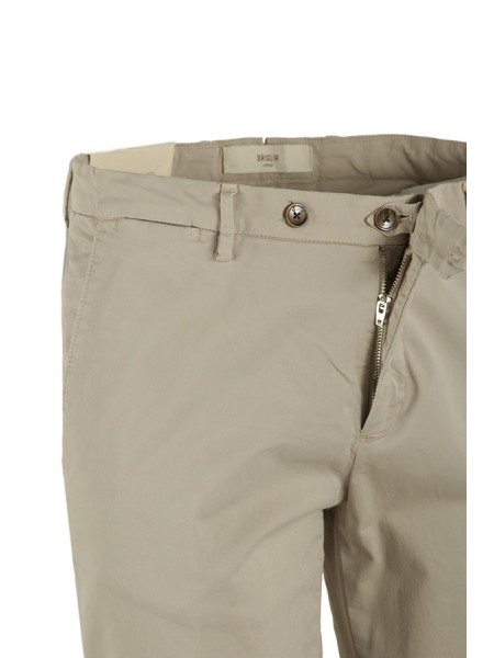 Briglia trousers in beige gabardine