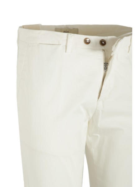 Briglia trousers in cream gabardine