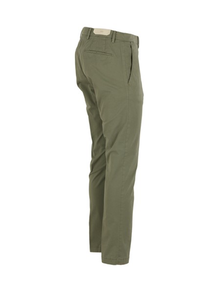 Green Gabardine BRIGLIA Trousers