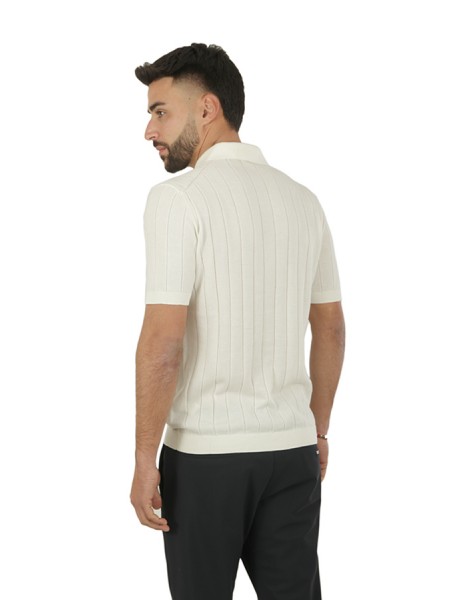 Tagliatore Jude White Polo Shirt