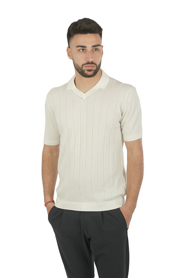 Tagliatore Jude White Polo Shirt