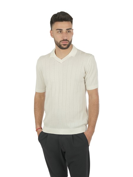 Tagliatore Jude White Polo Shirt