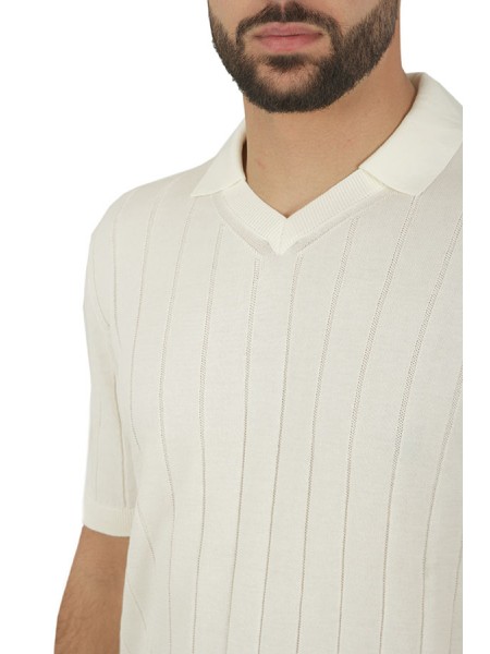 Tagliatore Jude White Polo Shirt