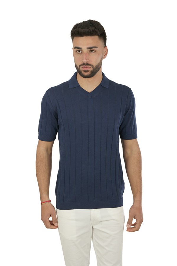 Tagliatore Jude Blue Polo Shirt