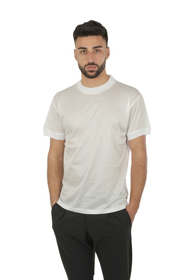 T-shirt TAGLIATORE Crew Neck White