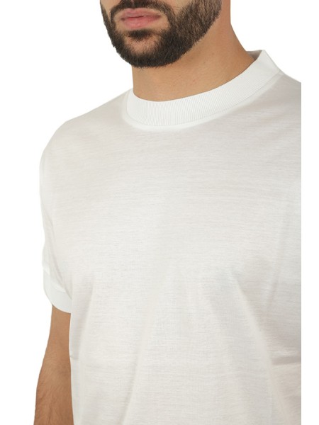 T-shirt TAGLIATORE Crew Neck White