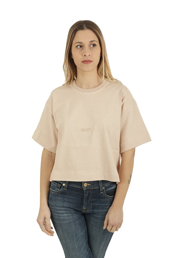 Autry Cropped Pink T-shirt