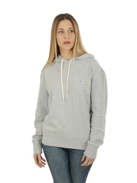 Autry Hooded Sweatshirt Grey Melange