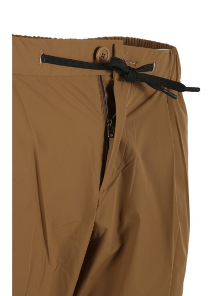 Herno Laminar trousers in Camello nylon