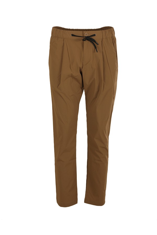 Herno Laminar trousers in Camello nylon