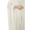 White linen PESERICO Kimono stole