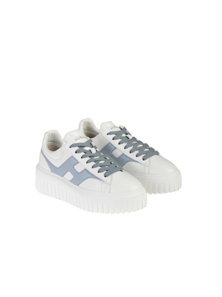 Hogan H-Stripes Sneakers White/Light Blue