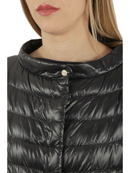 Herno down jacket in black ultralight nylon