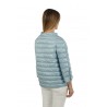 Light blue ultralight nylon HERNO down jacket