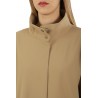 Sand HERNO turtleneck coat