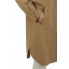 Sand HERNO turtleneck coat