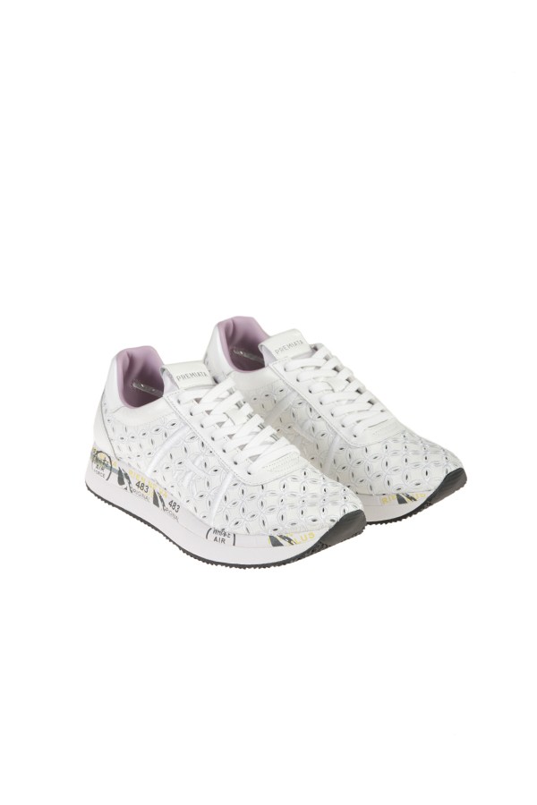 Premiata Conny Sneakers White/Lilac