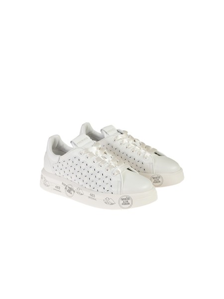 Premiata Belle White Sneakers