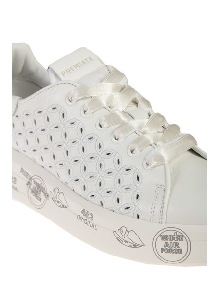 Premiata Belle White Sneakers