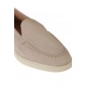 Santoni moccasin in pink nubuck