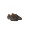 Dark Brown DOUCAL'S Braided Moccasin