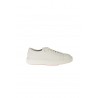 Santoni tumbled leather sneakers White