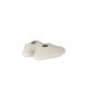 Santoni tumbled leather sneakers White