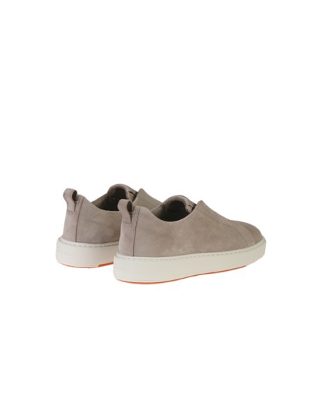 Taupe Suede Slip-on SANTONI Sneakers