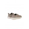 Sneakers Santoni Slip-on in Suede Tortora