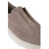 Sneakers Santoni Slip-on in Suede Tortora