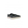 Sneakers Santoni Double Buckle in pelle Bottalata Blu