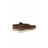 Mocassino Santoni in Suede Marrone