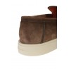 Mocassino Santoni in Suede Marrone