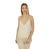 Cream Embroidered SEMICOUTURE Top