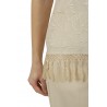 Cream Embroidered SEMICOUTURE Top