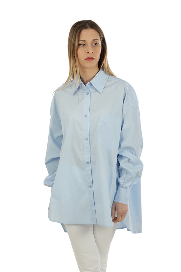 Light Blue ROBERTO COLLINA Over Shirt