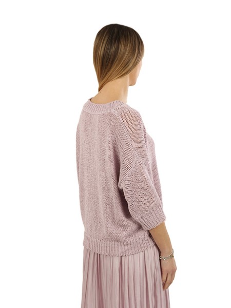 V ROBERTO COLLINA neck sweater Wisteria