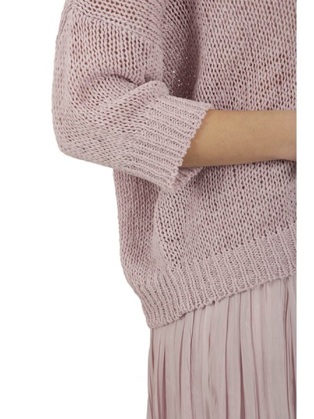 V ROBERTO COLLINA neck sweater Wisteria