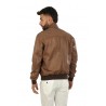 Brown leather VOLFAGLI jacket