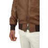 Brown leather VOLFAGLI jacket