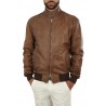 Brown leather VOLFAGLI jacket