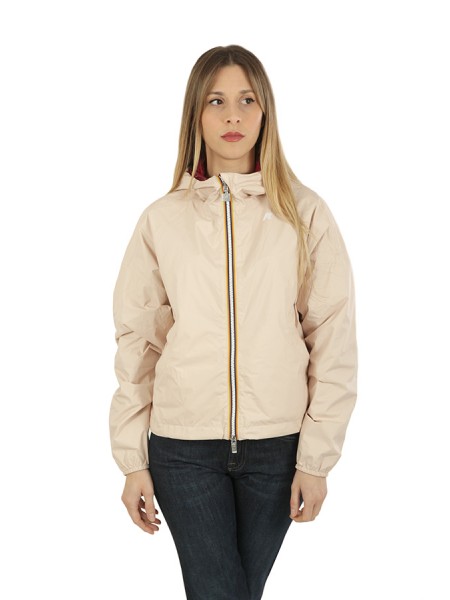 k-way Laurette Plus.2 Double Pink Gardenia Red Jacket