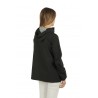 Marguerite Strech Dot k-way Jacket Black