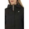 Marguerite Strech Dot k-way Jacket Black