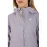 Marguerite Strech Dot Violet Wisteria k-way Jacket